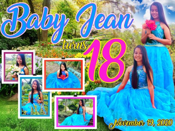 18th Birthday Tarpaulin Template and Invitation Design