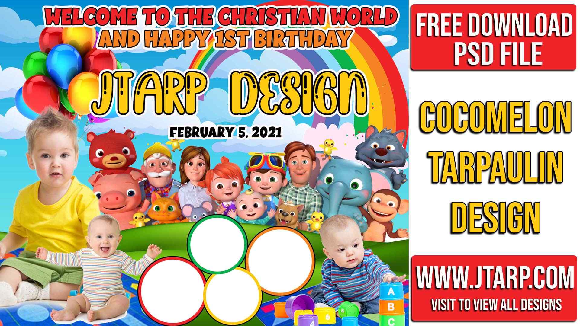 How to make Theme Tarpaulin Layout Design for