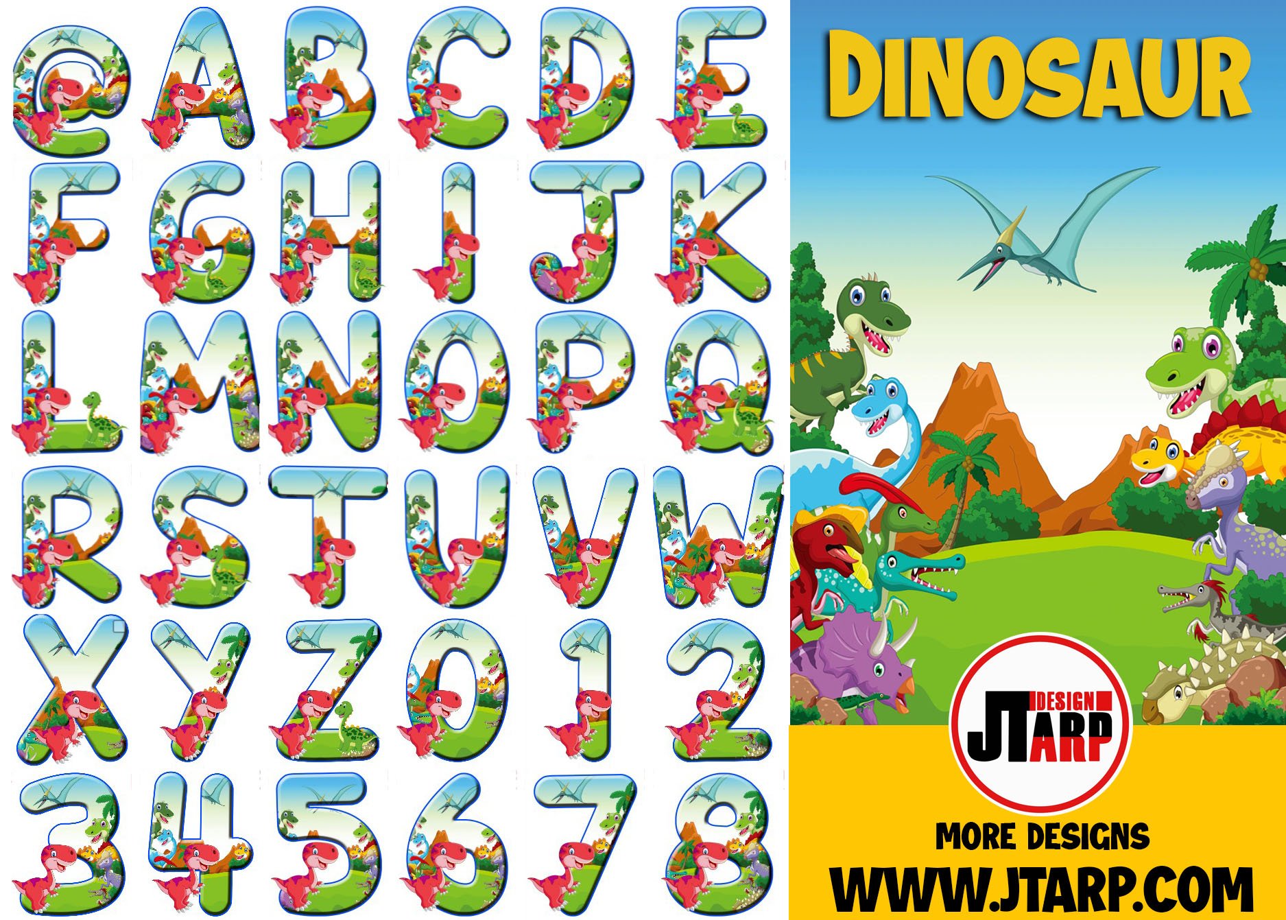 Dinosaurs Printable Letters A Z And Numbers Printable Alphabet The Best Porn Website 2068