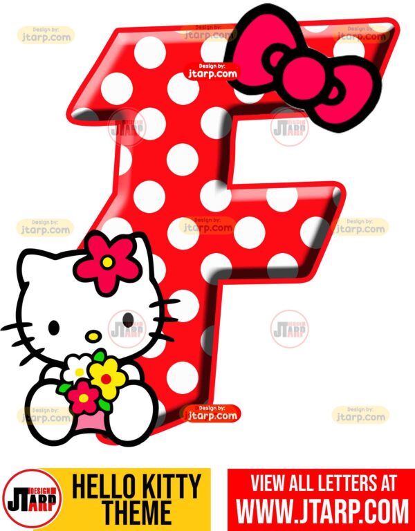 Free Printable Hello Kitty Alphabet Letters A Z