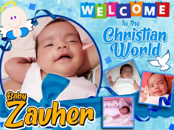 Here’s our Christening Tarpaulin Design for Baby Boy and other related ...