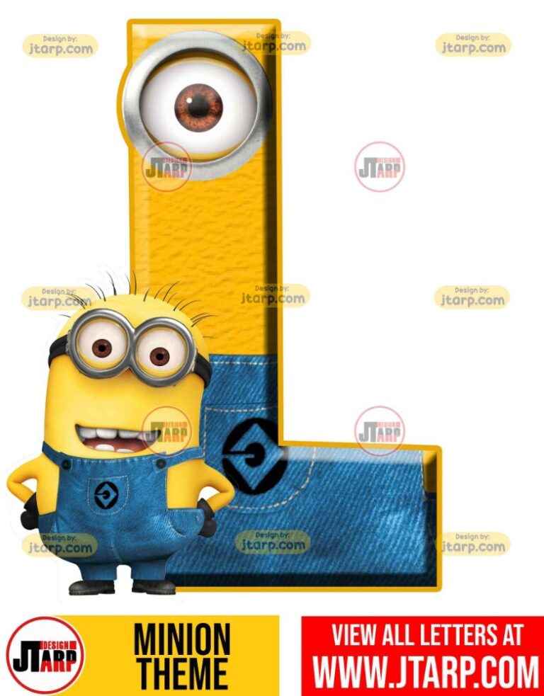 Minion Alphabet Letters A To Z