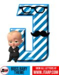 Boss Baby Printable Letters A to Z