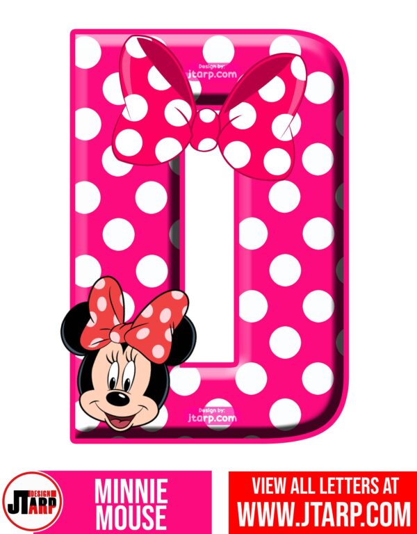 Minnie Mouse Alphabet Letters