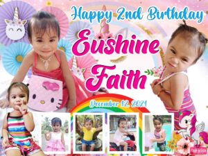 Birthday Girl Kids Tarpaulin Toddlers