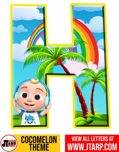 Cocomelon Printable Letter A to Z