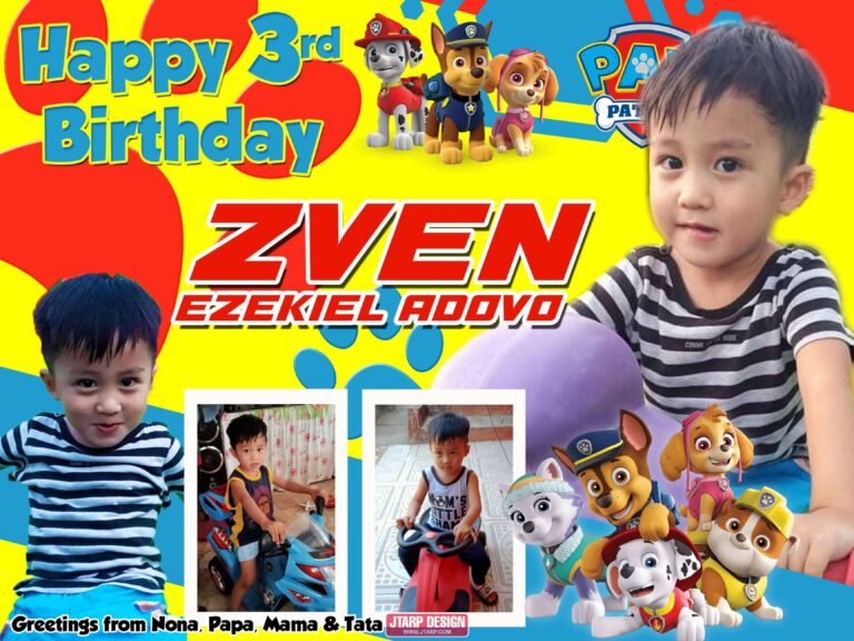 Birthday Boy Kids Tarpaulin Toddlers