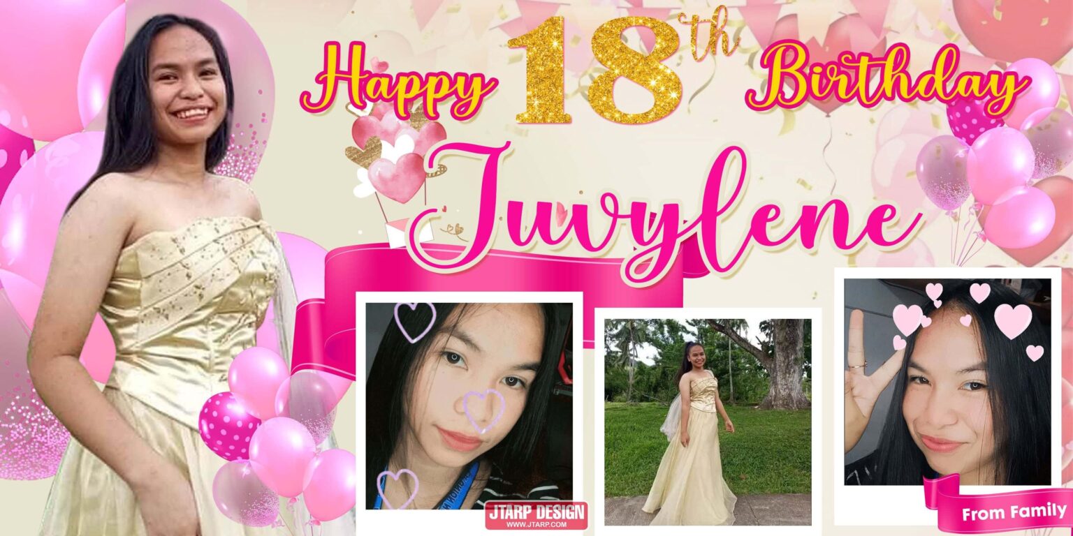 4×2 Happy 18th Birthday Juvylene V2