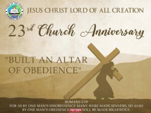 Church Anniversary Tarpaulin Design