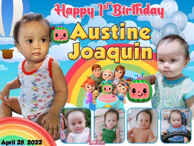 Birthday Boy Kids Tarpaulin Toddlers