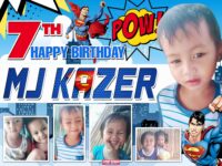 7th Birthday Superman Tarpaulin Design