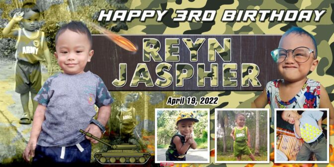 Birthday Boy Kids Tarpaulin