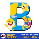 Baby Shark Printable Letter A to Z