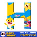 Baby Shark Printable Letter A to Z