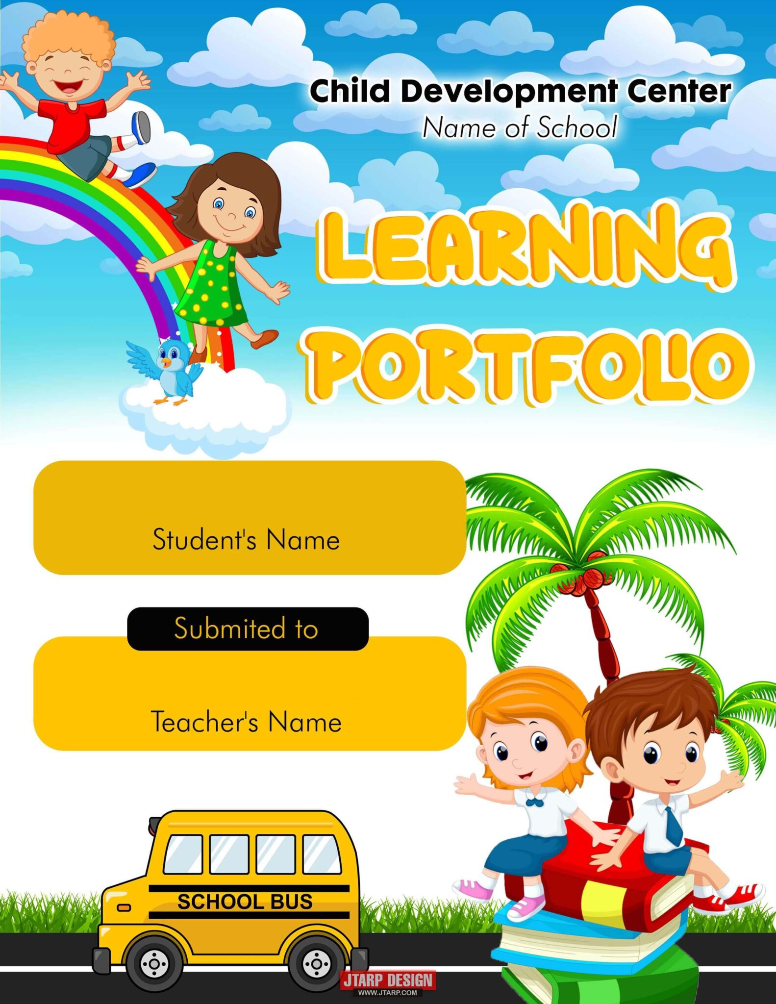 learning-portfolio-cover-page-design